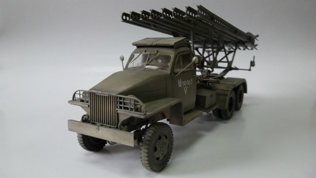 Катюша БМ-13-16Н на Студебекере, 1/35, (Моделист 303548). 248835fd532ab30ce40f78a20f18bf49