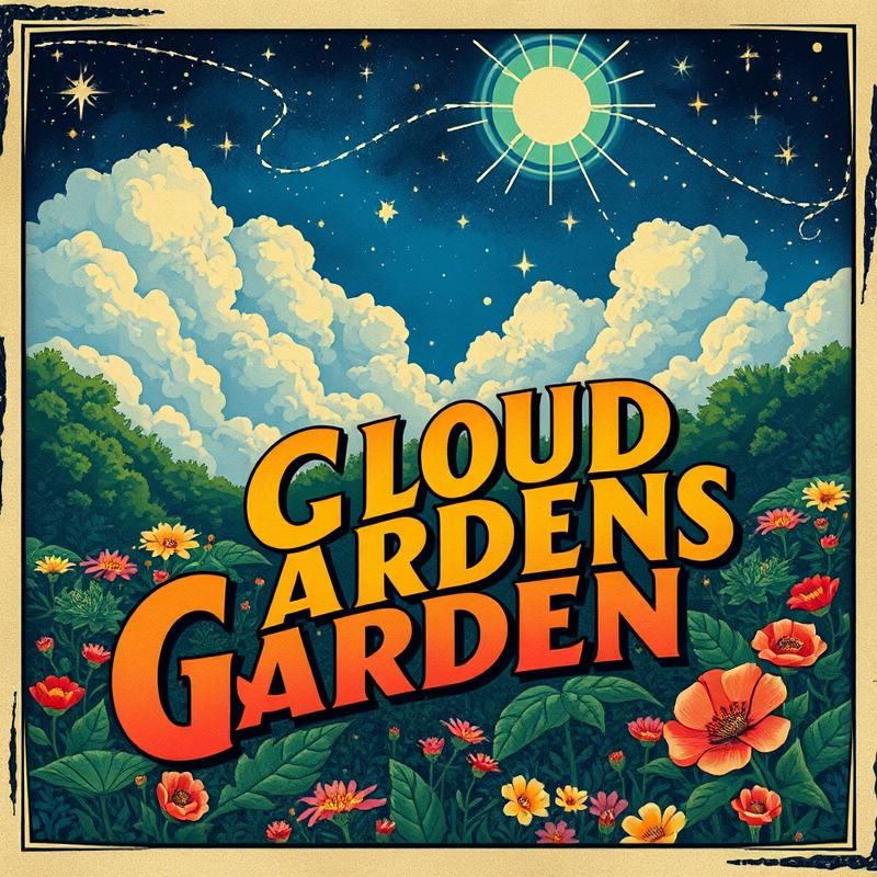 vintage poster style AI art