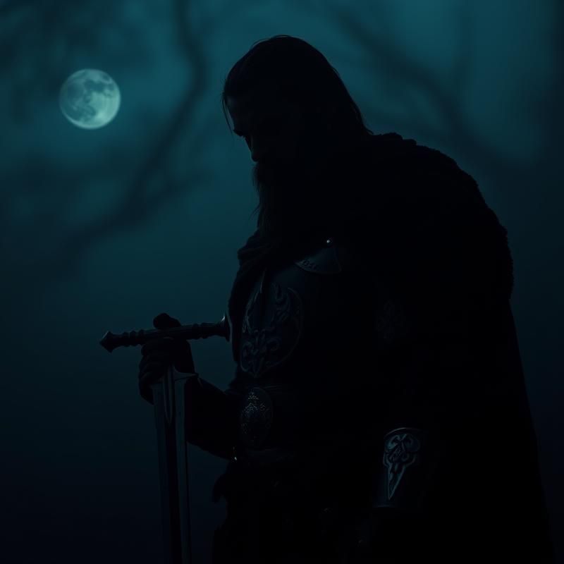 chiaroscuro style AI art