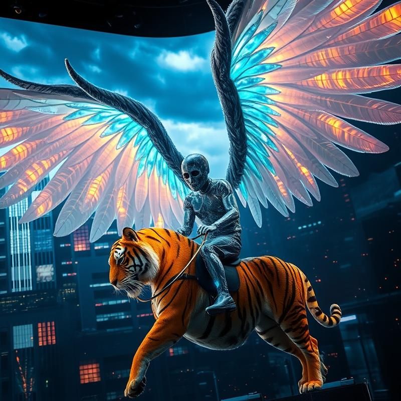 installation art style AI art