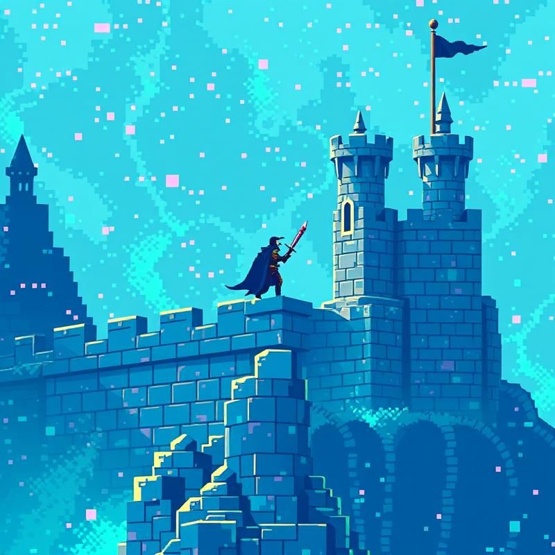 8-bit art style AI art
