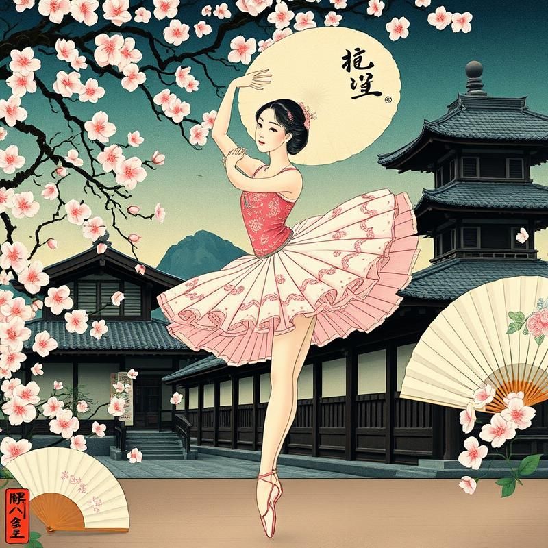 ukiyo-e style AI art