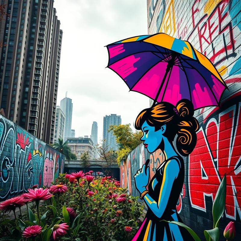 graffiti style AI art