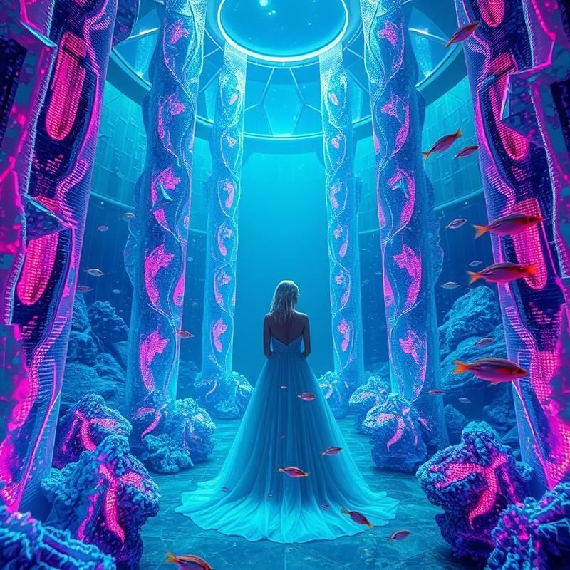 new media art style AI art