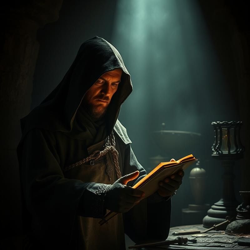 chiaroscuro style AI art
