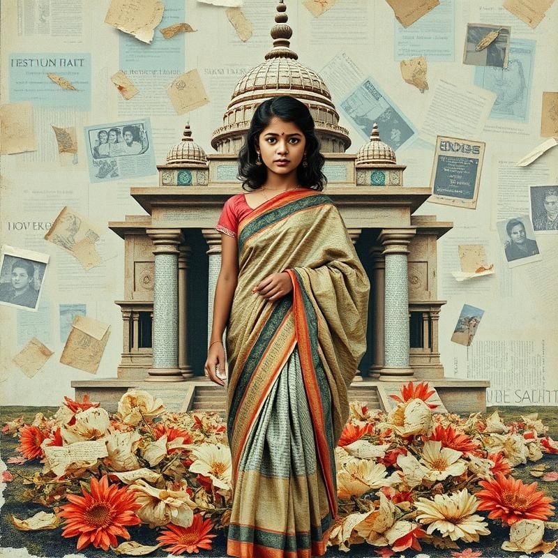 collage style AI art
