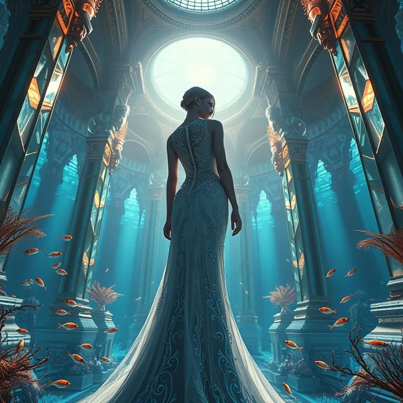 3D rendering style AI art
