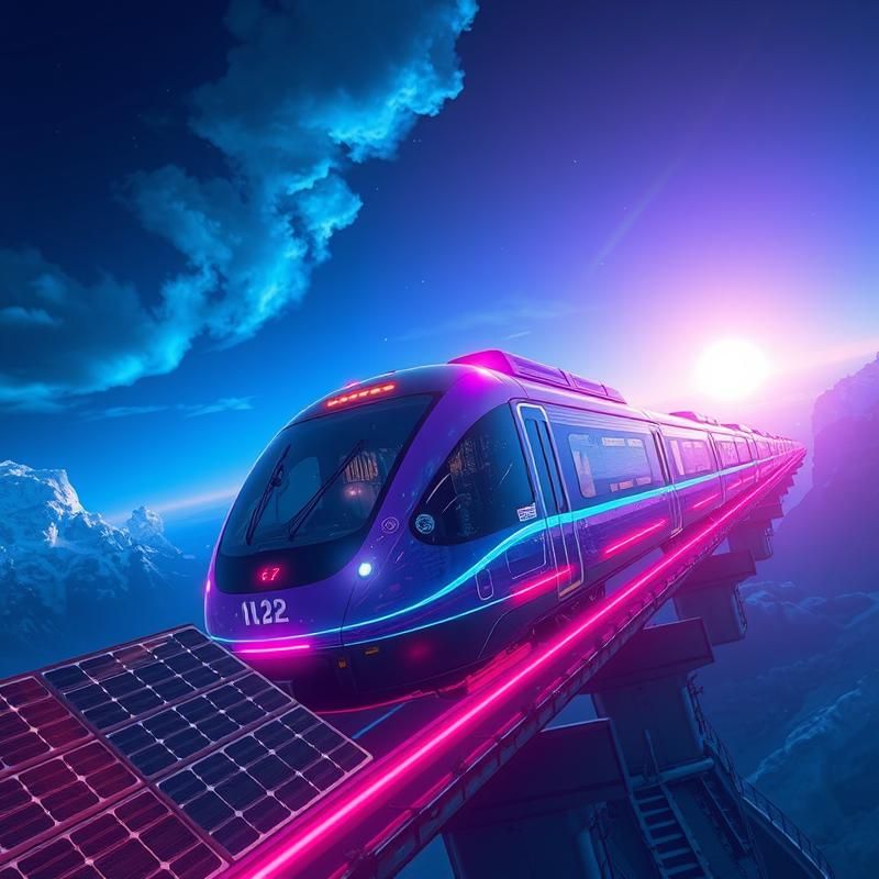 neon art style AI art