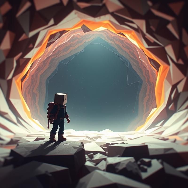 low poly style AI art