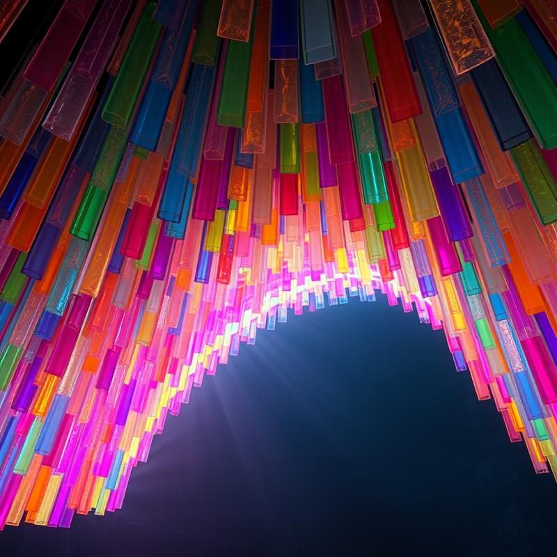 installation art style AI art