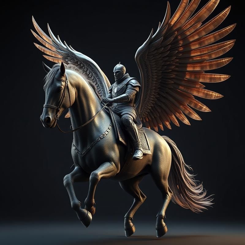 3D rendering style AI art