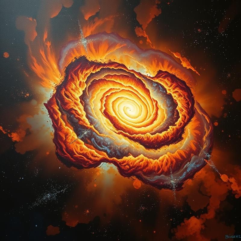 oil painting style AI art