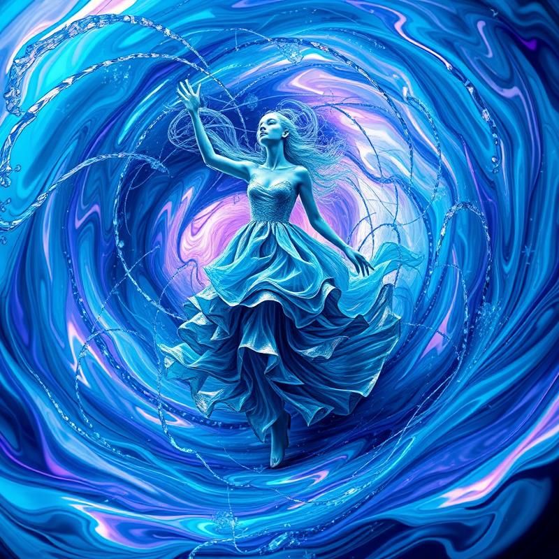 abstract style AI art