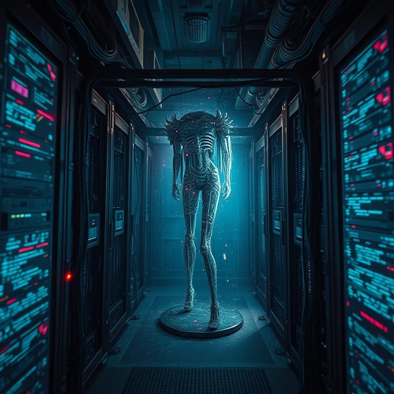 new media art style AI art