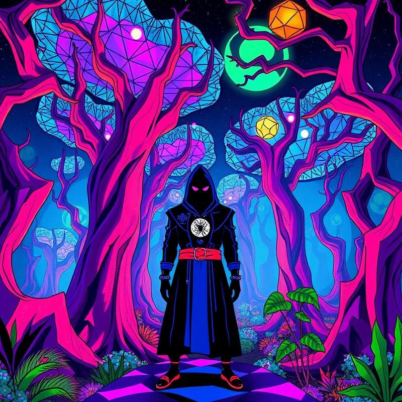 memphis design style AI art