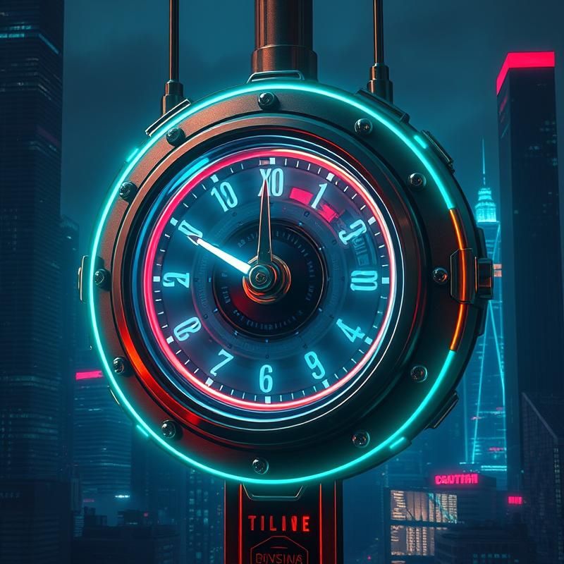synthwave style AI art