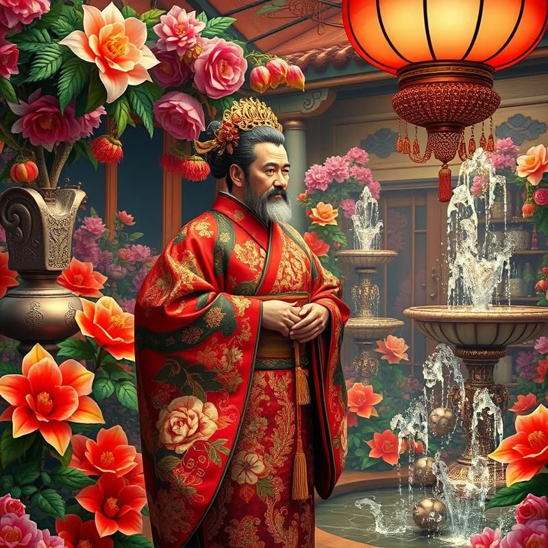 maximalist style AI art