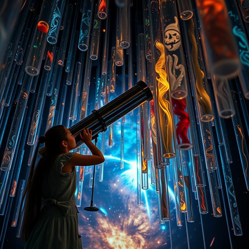 installation art style AI art
