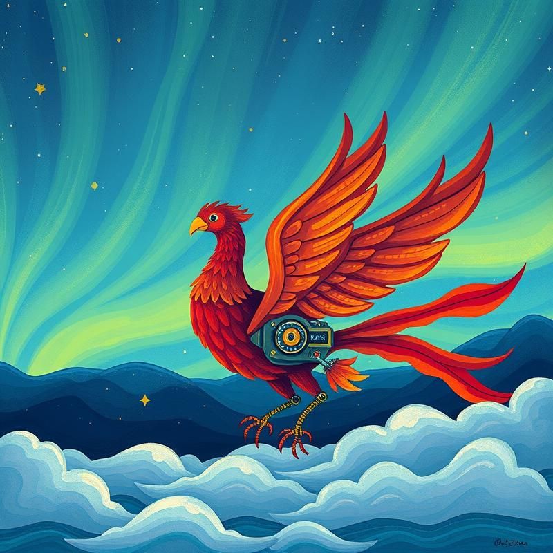 naive art style AI art
