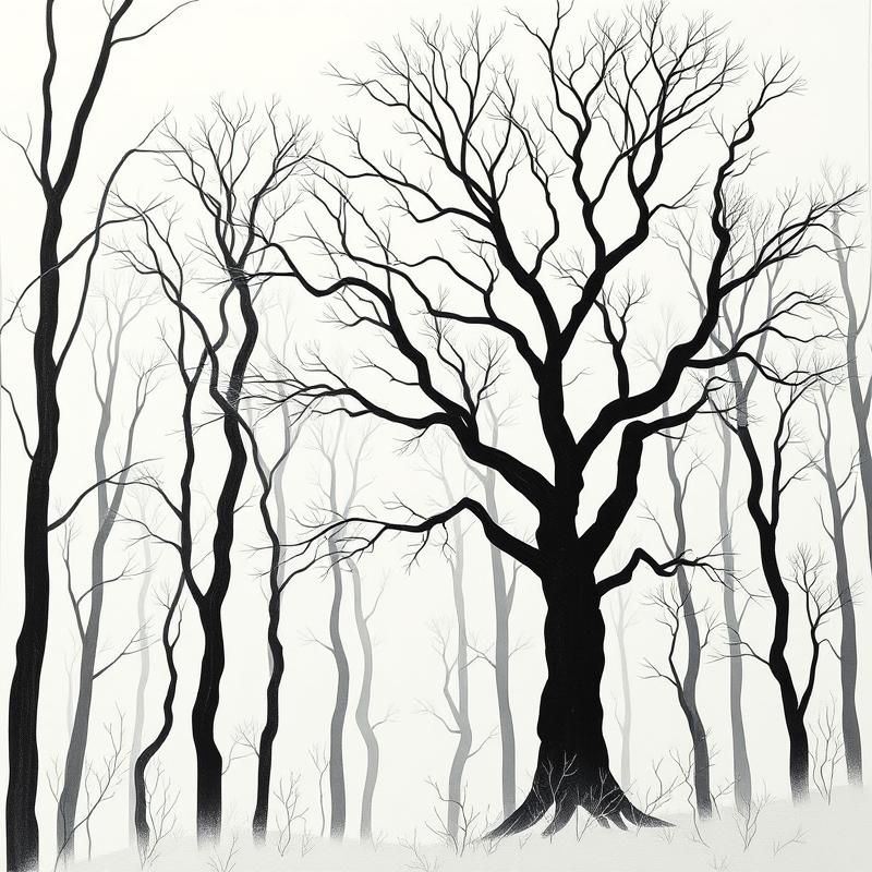 line art style AI art