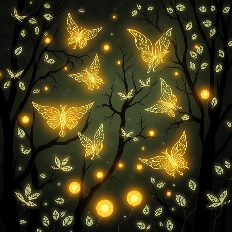 line art style AI art