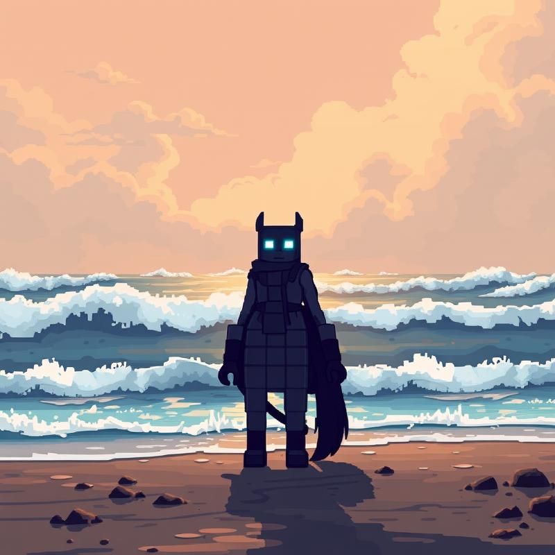8-bit art style AI art