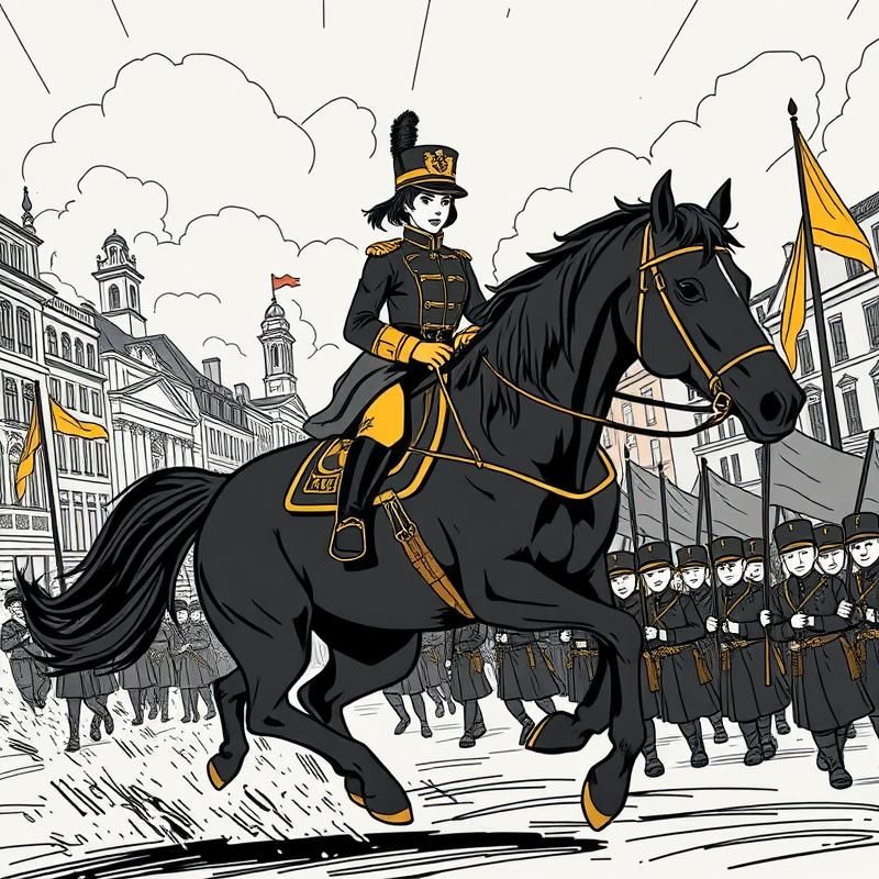 line art style AI art