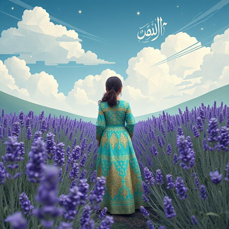 islamic art style AI art