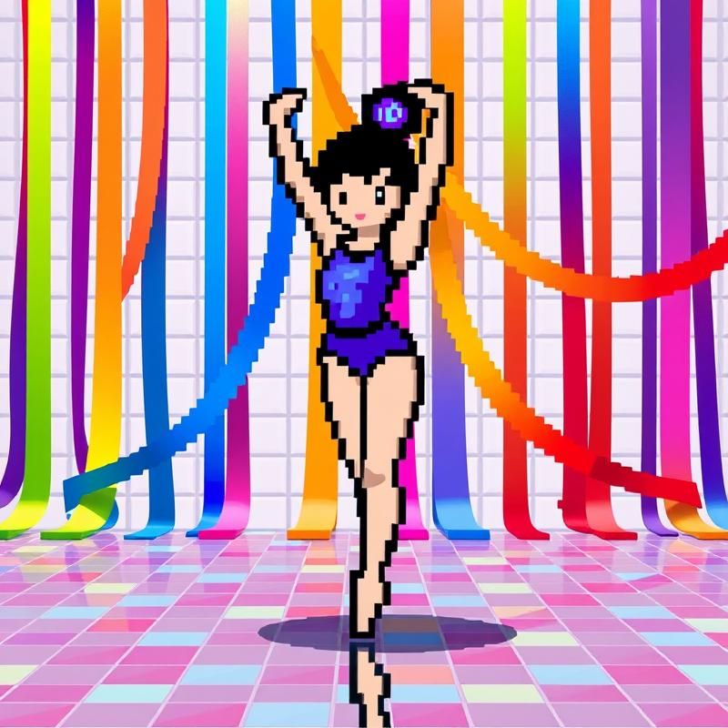 8-bit art style AI art