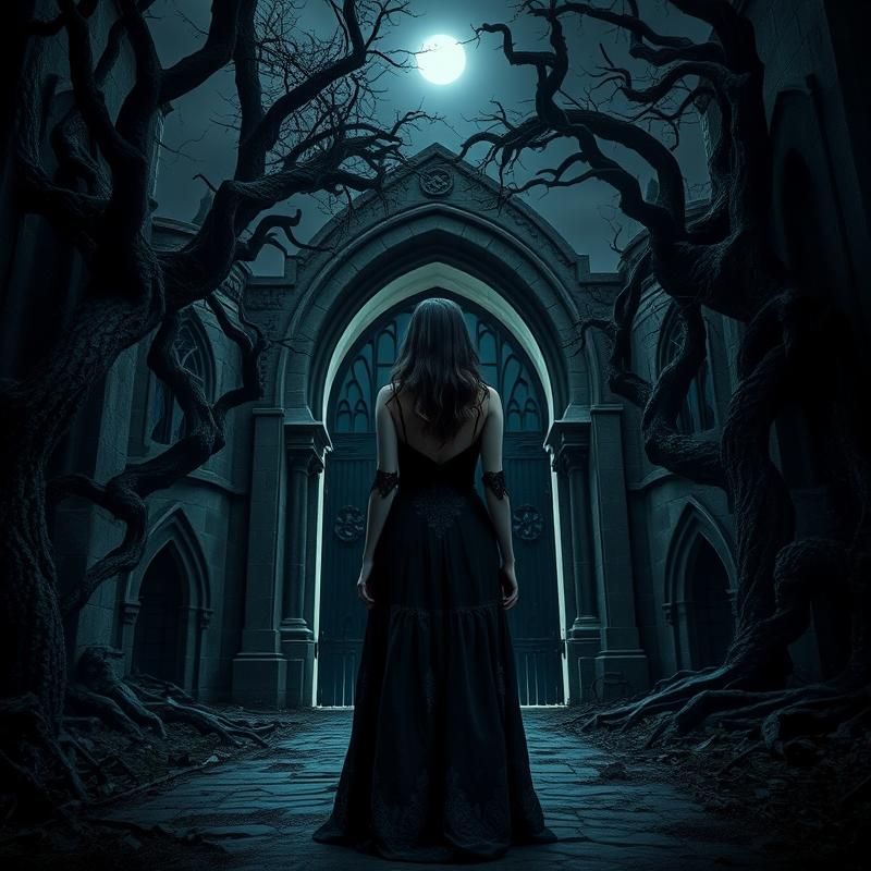 gothic style AI art