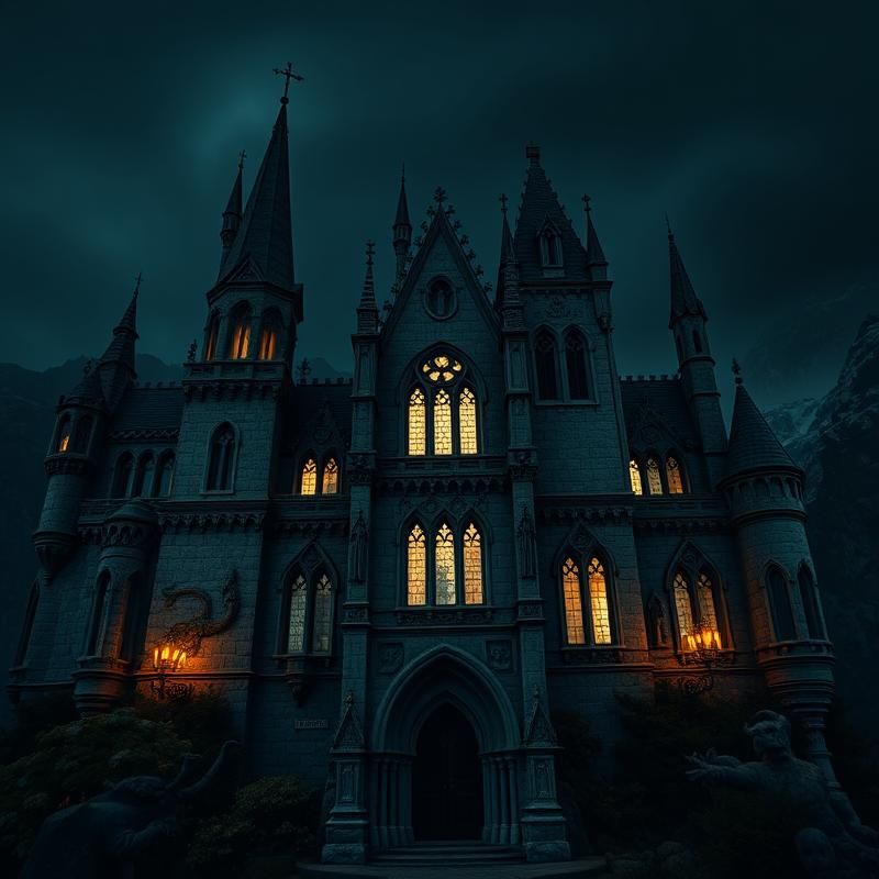 gothic style AI art