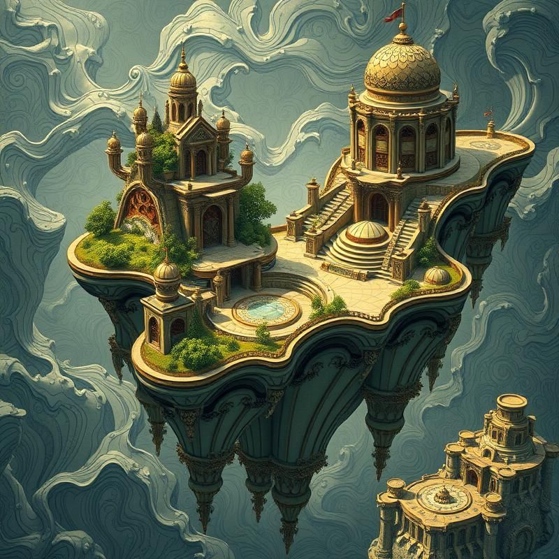 art nouveau style AI art