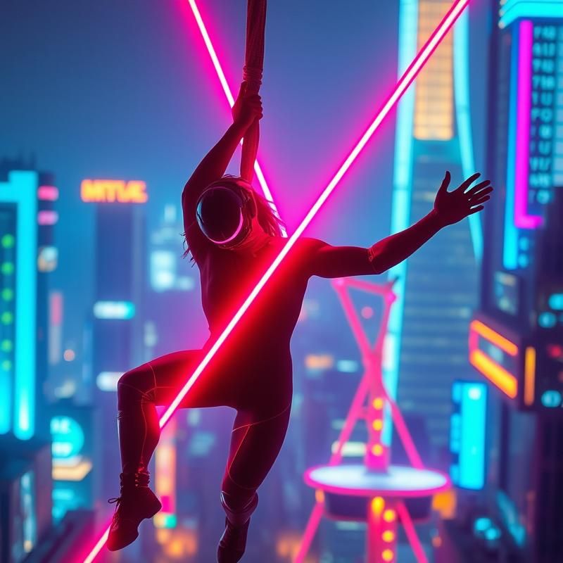 synthwave style AI art