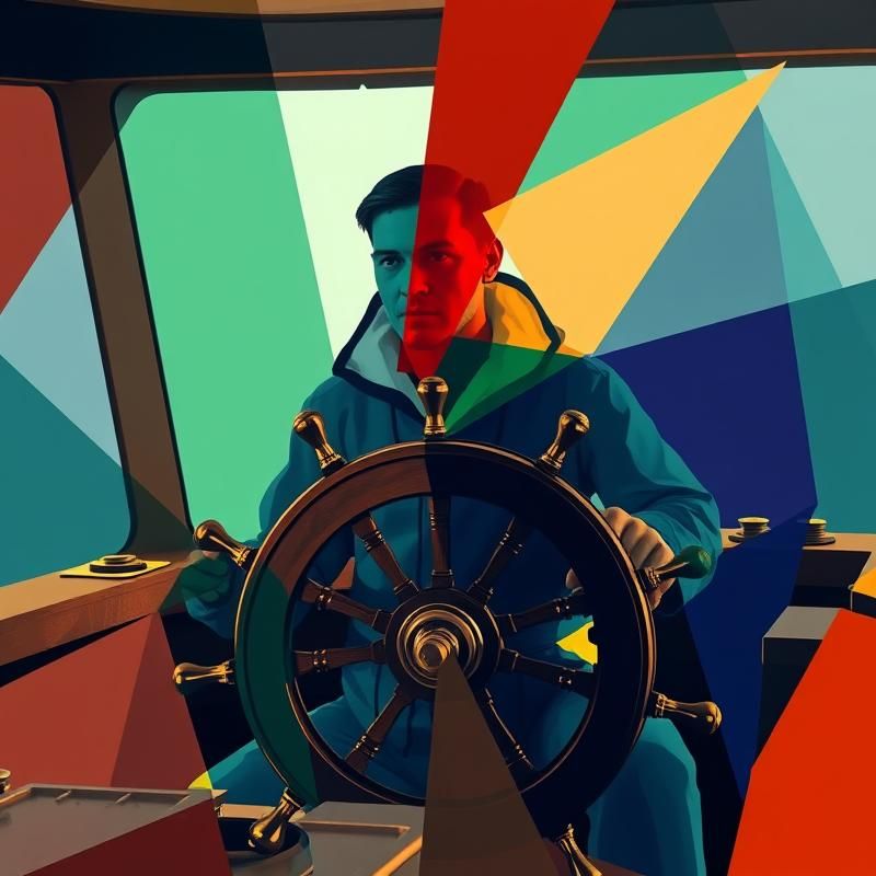 constructivist style AI art