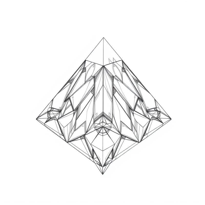 line art style AI art