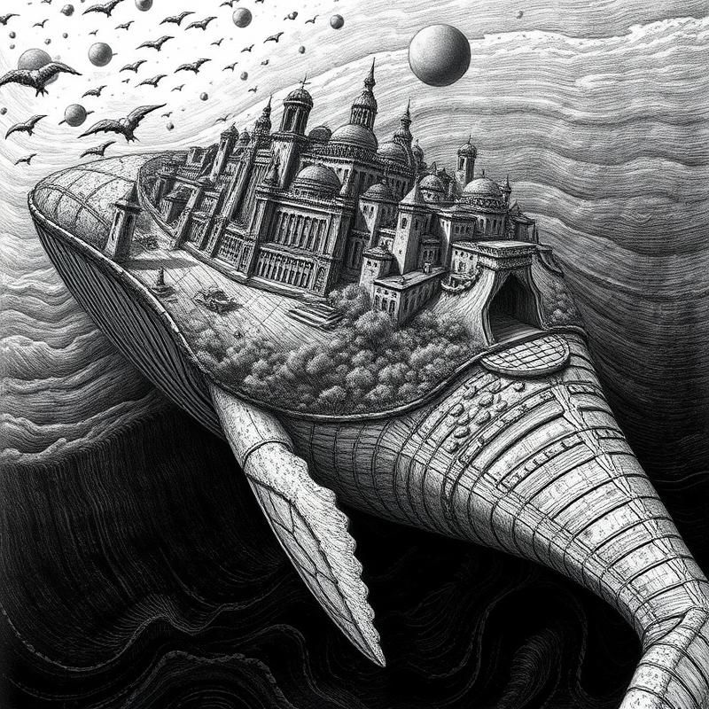 etching style AI art