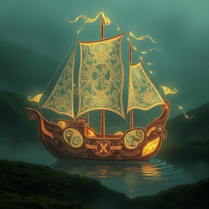celtic style AI art