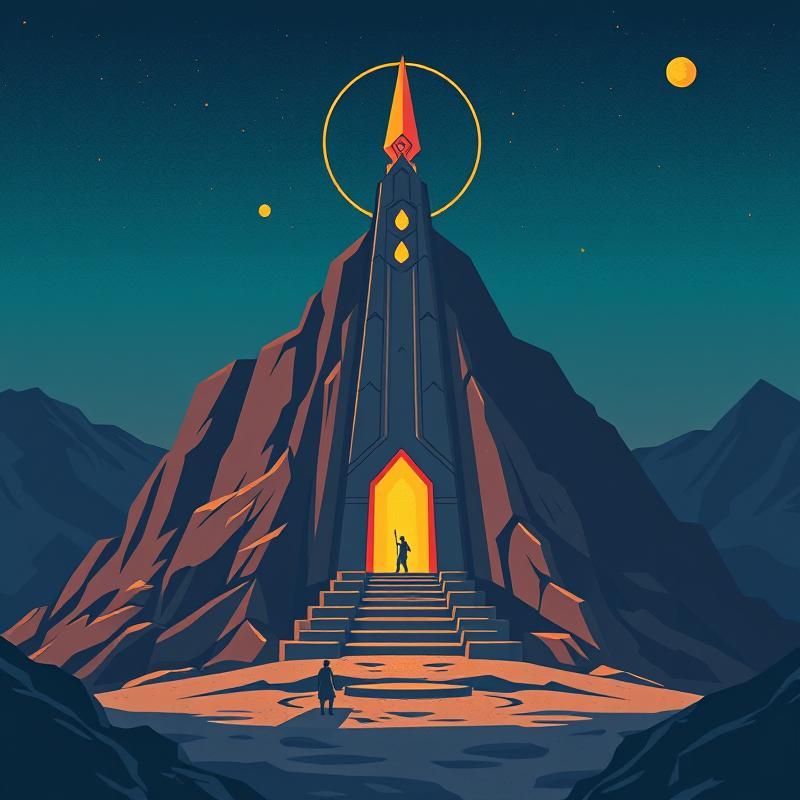 flat design style AI art