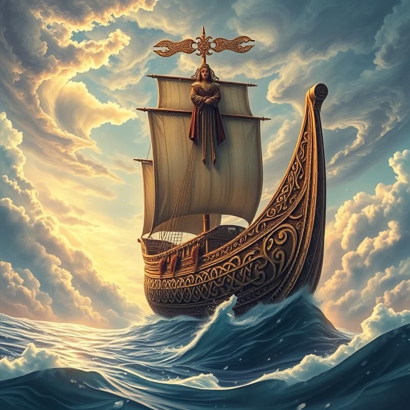 celtic style AI art