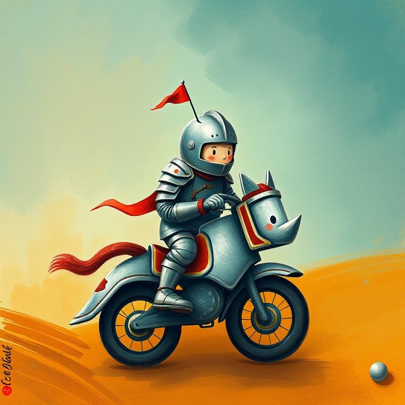 naive art style AI art