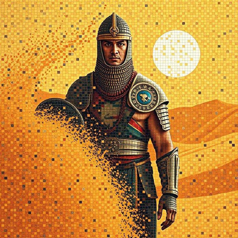 mosaic style AI art