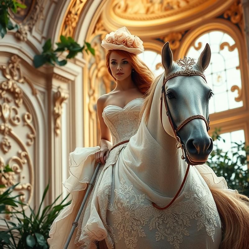 rococo style AI art