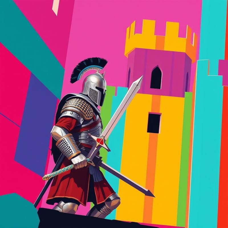 pop art style AI art