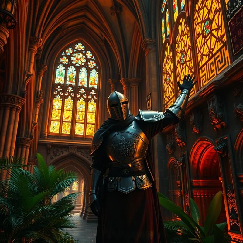 medieval style AI art