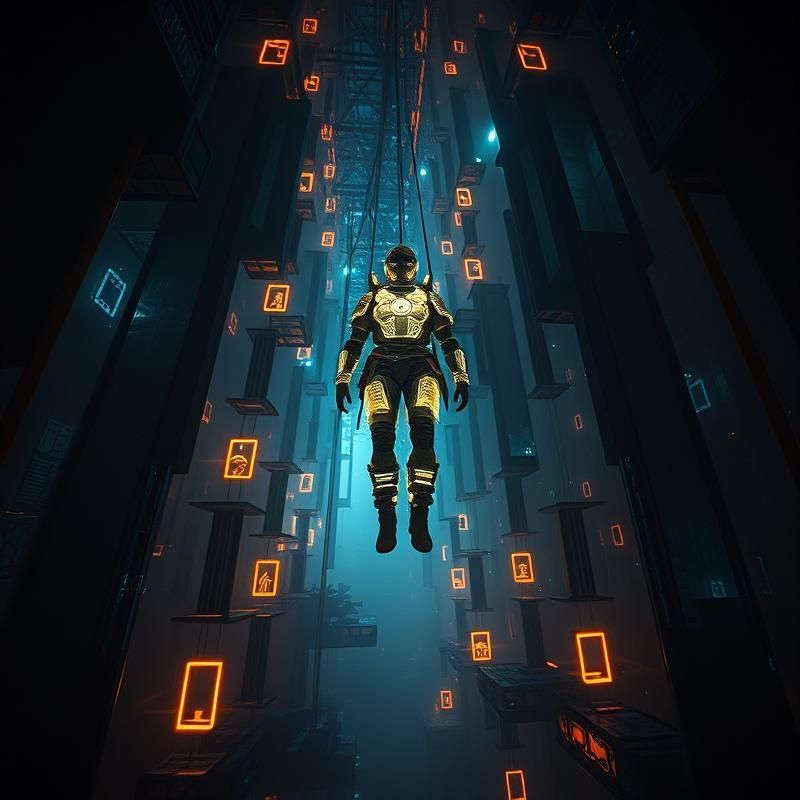 installation art style AI art