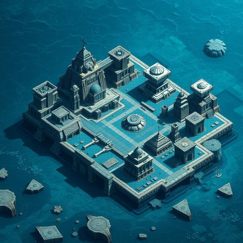 isometric style AI art