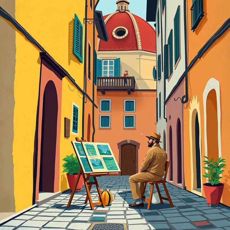 naive art style AI art
