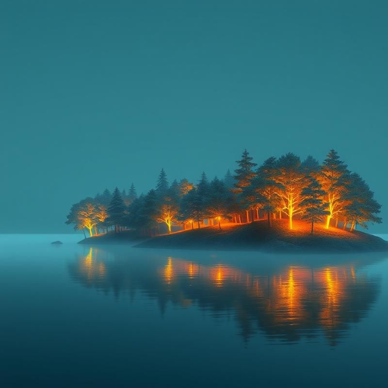 minimalist style AI art