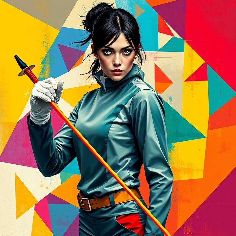 suprematist style AI art