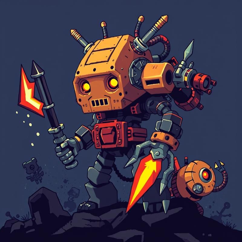 8-bit art style AI art